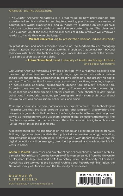 Produktbild: Digital Archives Handbook
