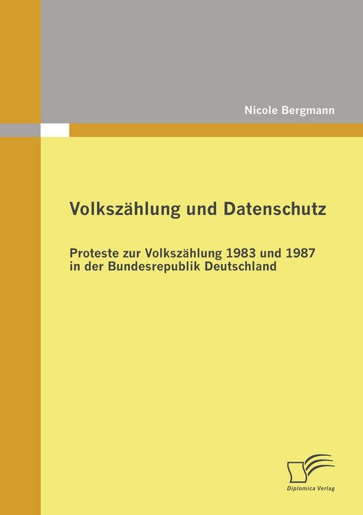 Produktbild: Volksz&auml;hlung und Datenschutz
