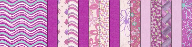 Produktbild: URSUS Spezialpapiere Indian Colours, pink, 13,7 x 13,7 cm, 10 Blatt