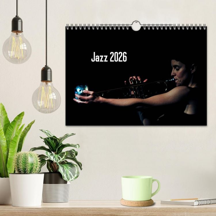 Produktbild: Jazz 2026 (Wandkalender 2026 DIN A4 quer), CALVENDO Monatskalender