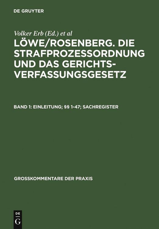 Produktbild: Einleitung; &sect;&sect; 1-47; Sachregister