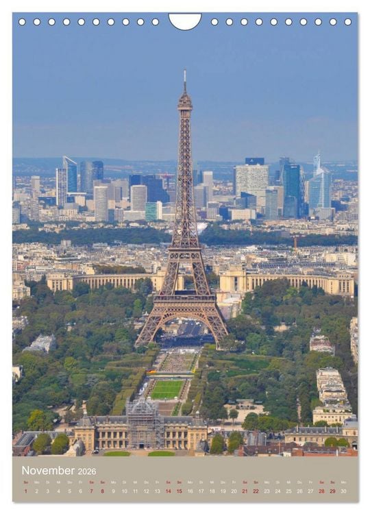 Produktbild: Erlebe mit mir Paris (Wandkalender 2026 DIN A4 hoch), CALVENDO Monatskalender