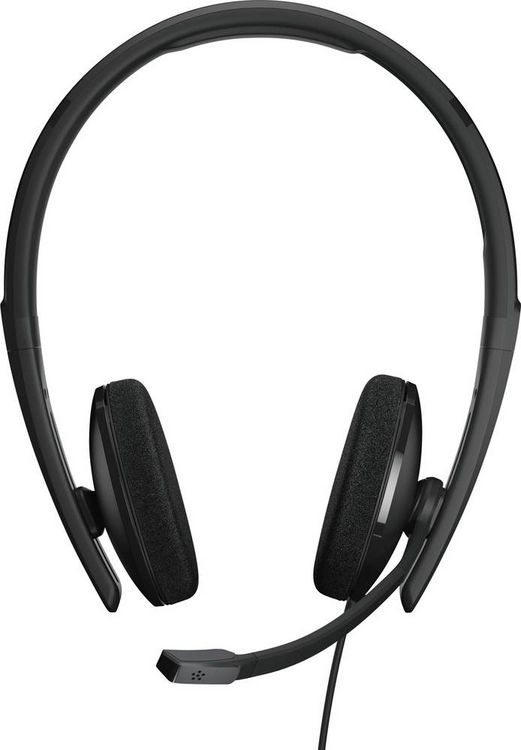 Produktbild: EPOS On Ear Headset kabelgebunden Stereo Schwarz Noise Cancelling Lautst&auml;rkeregelung, Mikrofon-Stummschaltung Telefon