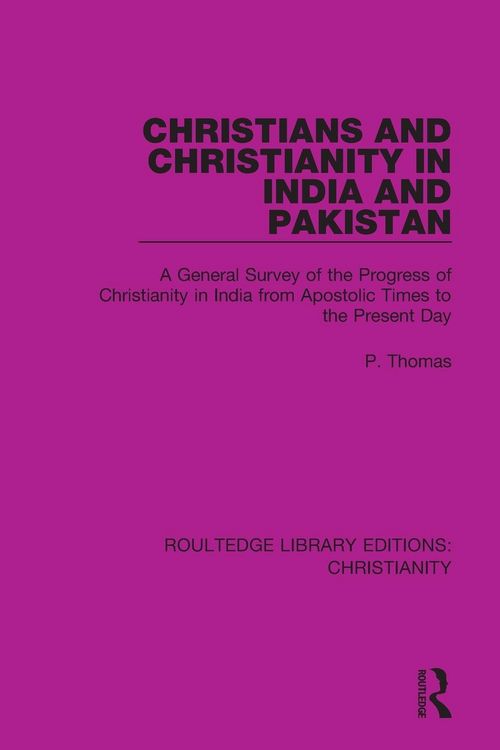 Produktbild: Christians and Christianity in India and Pakistan