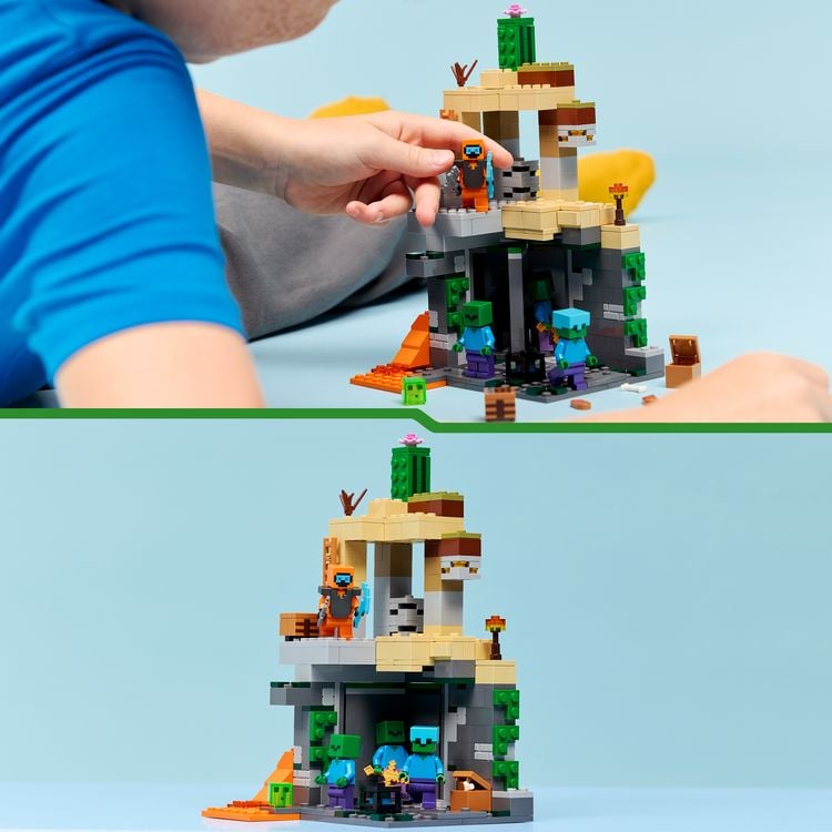 Produktbild: LEGO Minecraft 21587 Zombieverlies, Spielzeug f&uuml;r Kinder ab 8 Jahren
