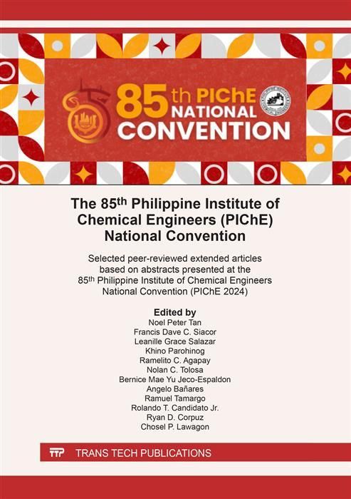 Produktbild: The 85th Philippine Institute of Chemical Engineers (PIChE) National Convention