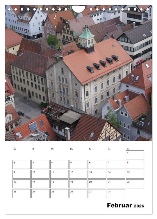 Produktbild: Einzigartiges Heidenheim (Wandkalender 2026 DIN A4 hoch), CALVENDO Monatskalender