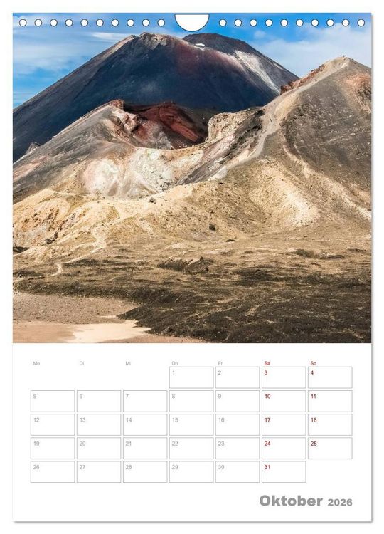 Produktbild: Kalenderplaner g'day Neuseeland 2026 (Wandkalender 2026 DIN A4 hoch), CALVENDO Monatskalender
