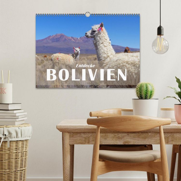 Produktbild: Entdecke Bolivien (Wandkalender 2026 DIN A3 quer), CALVENDO Monatskalender