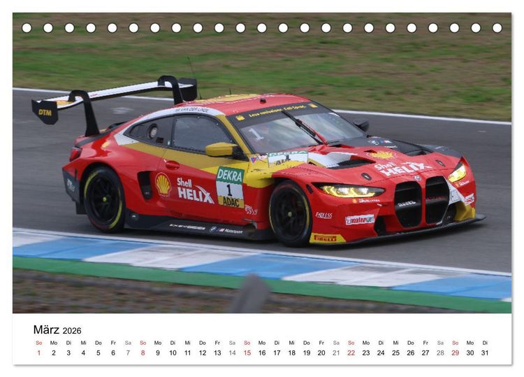 Produktbild: Deutsche Tourenwagen (Tischkalender 2026 DIN A5 quer), CALVENDO Monatskalender