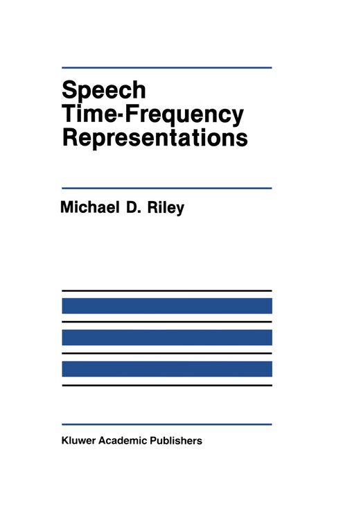 Produktbild: Speech Time-Frequency Representations