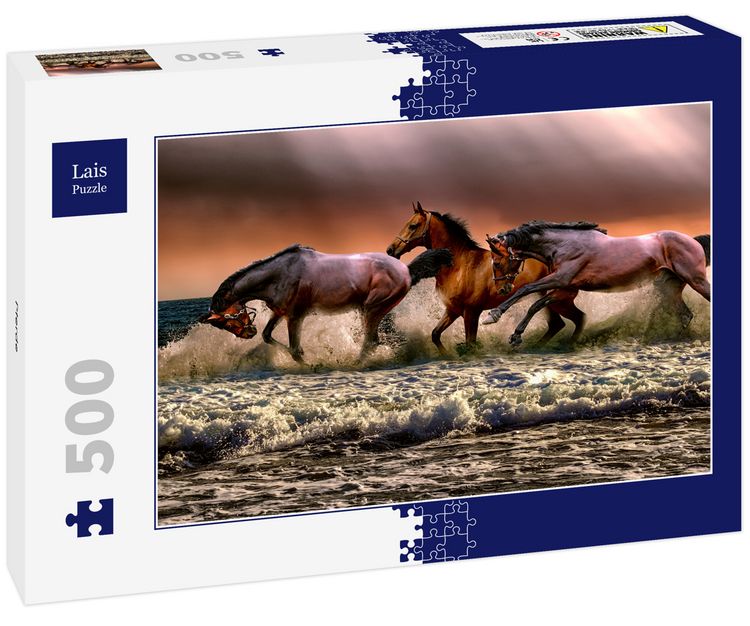 Produktbild: Lais Puzzle Pferde 500 Teile