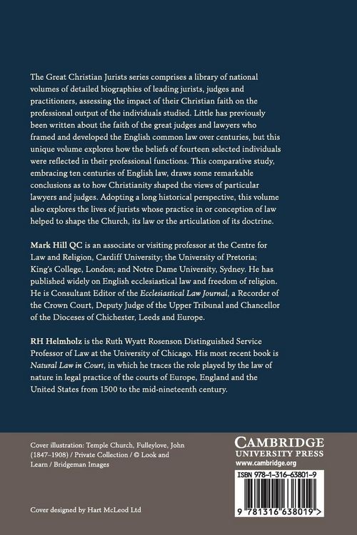 Produktbild: Great Christian Jurists in English History