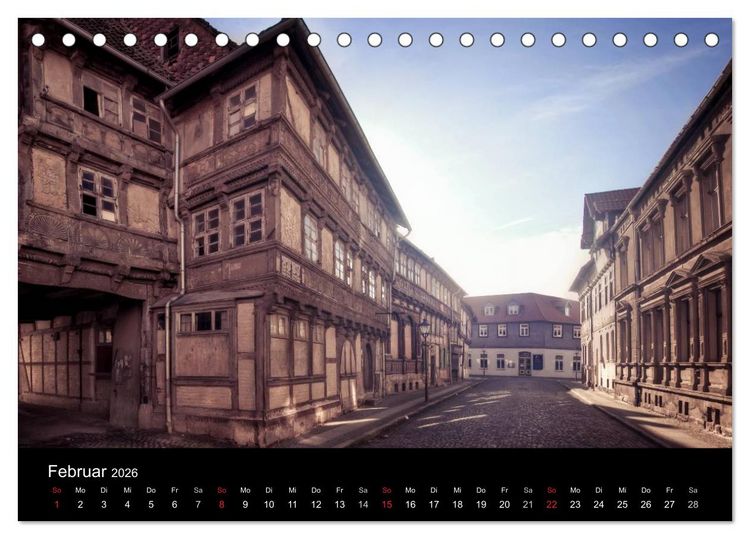 Produktbild: Fachwerk - wie aus einer anderen Zeit (Tischkalender 2026 DIN A5 quer), CALVENDO Monatskalender