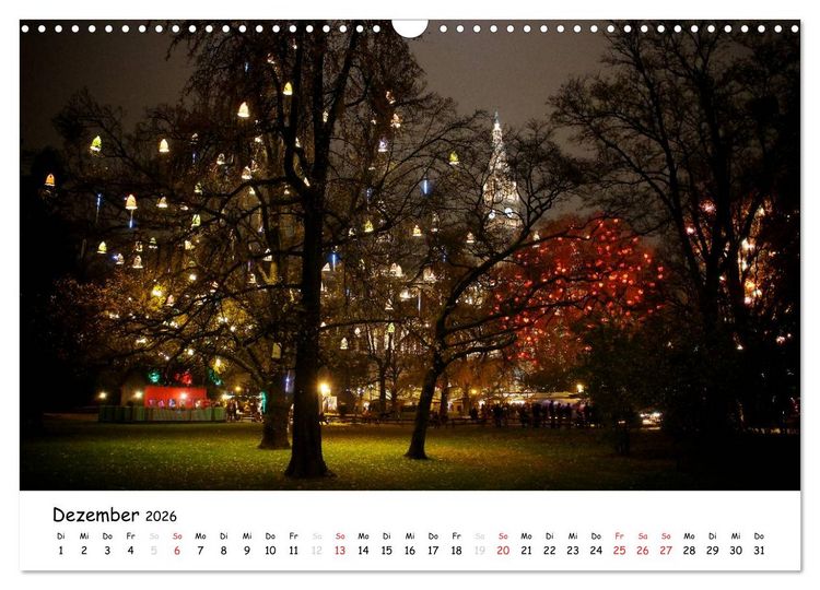 Produktbild: Wiener Eindr&uuml;cke (Wandkalender 2026 DIN A3 quer), CALVENDO Monatskalender