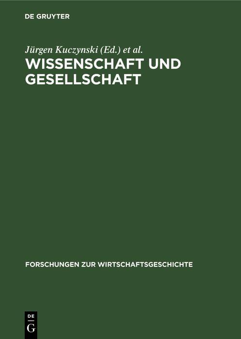 Produktbild: Wissenschaft und Gesellschaft