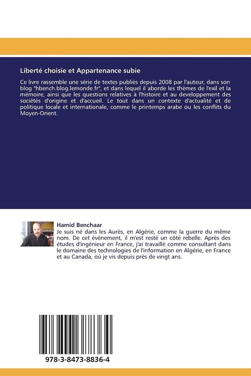 Produktbild: Libert&eacute; choisie et Appartenance subie