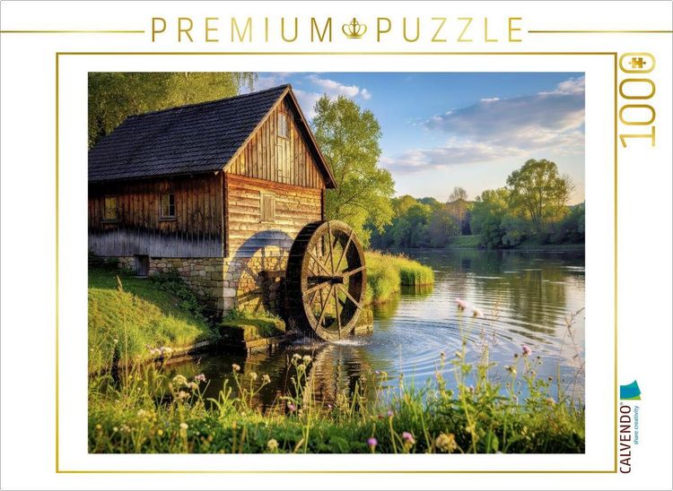 Produktbild: CALVENDO Puzzle Energie aus Bewegung - die Kraft der M&uuml;hle. | 1000 Teile Lege-Gr&ouml;&szlig;e 64x48cm Foto-Puzzle f&uuml;r gl&uuml;ckliche Stunden