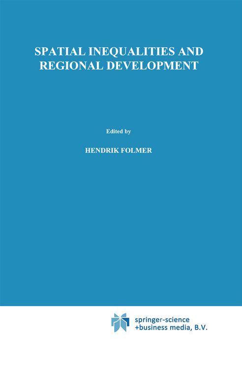 Produktbild: Spatial inequalities and regional development