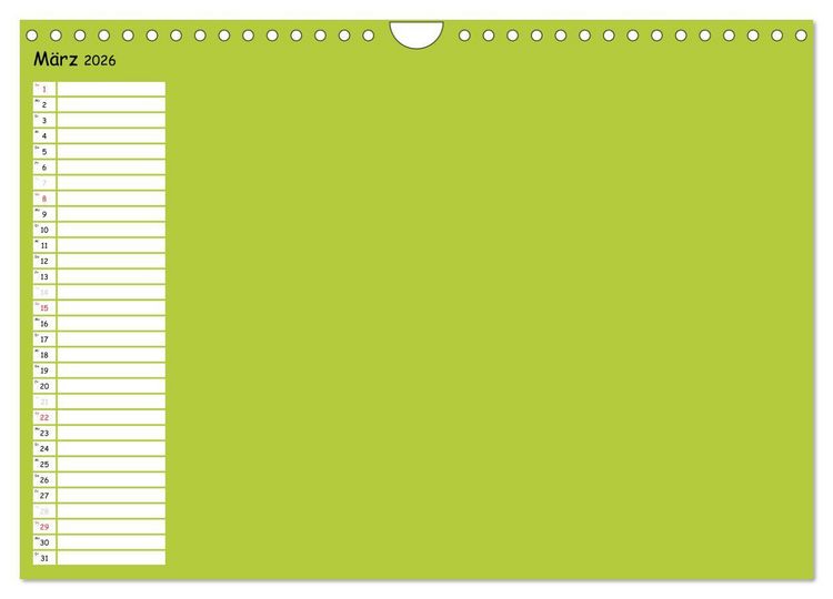 Produktbild: Bunter Bastelkalender (Wandkalender 2026 DIN A4 quer), CALVENDO Monatskalender