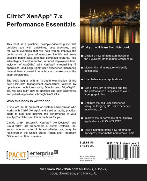 Produktbild: Citrix Xenapp 7.X Performance Essentials