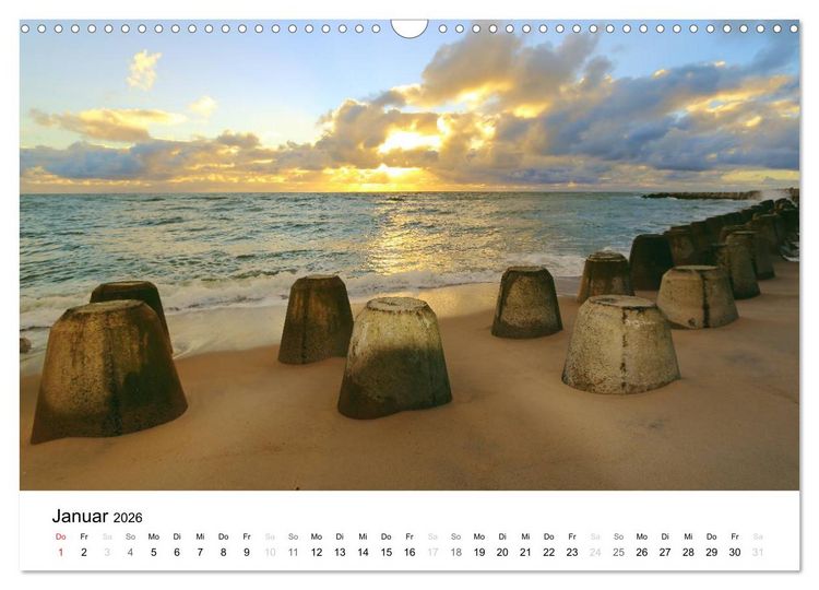 Produktbild: Sylt, der nordfriesische Inseltraum (Wandkalender 2026 DIN A3 quer), CALVENDO Monatskalender
