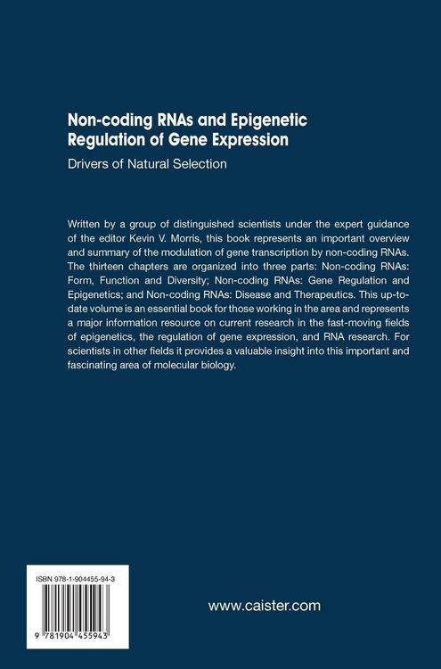 Produktbild: Non-Coding Rnas and Epigenetic Regulation of Gene Expression