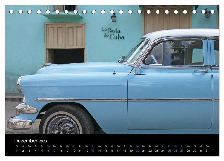 Produktbild: Cuba Highlights (Tischkalender 2026 DIN A5 quer), CALVENDO Monatskalender