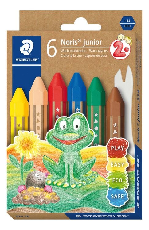 Produktbild: STAEDTLER Wachsmalkreide Noris&reg; junior 224, 6er Set