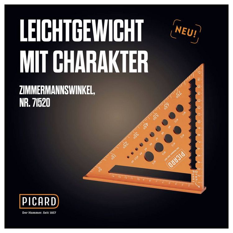 Produktbild: Picard 0071520-180 Zimmermannswinkel 90&deg;