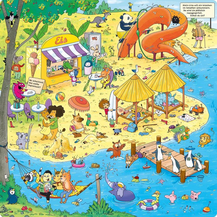 Produktbild: Tierisch, Tierisch! Das Aufklapp-Wimmelbuch