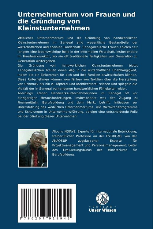 Produktbild: Unternehmertum von Frauen und die Gr&uuml;ndung von Kleinstunternehmen