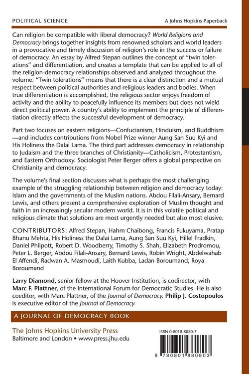Produktbild: World Religions and Democracy
