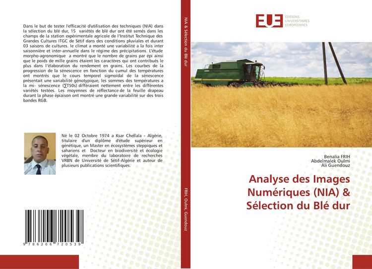 Produktbild: Analyse des Images Num&eacute;riques (NIA) & S&eacute;lection du Bl&eacute; dur