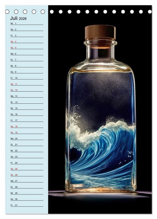 Produktbild: Voll die Flasche (Tischkalender 2026 DIN A5 hoch), CALVENDO Monatskalender