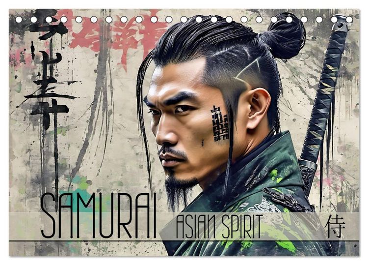Produktbild: Samurai - Asian Spirit (Tischkalender 2026 DIN A5 quer), CALVENDO Monatskalender
