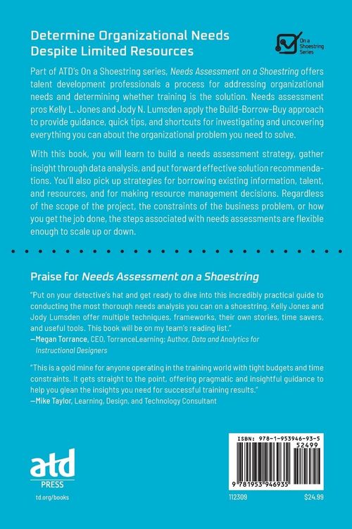 Produktbild: Needs Assessment on a Shoestring