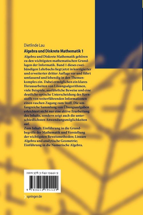 Produktbild: Algebra und Diskrete Mathematik 1