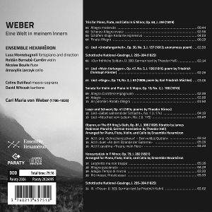 Produktbild: Ensemble Hexam'ron: Weber - Eine Welt in meinem In