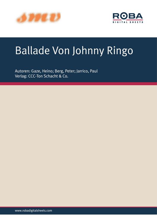 Produktbild: Ballade Von Johnny Ringo