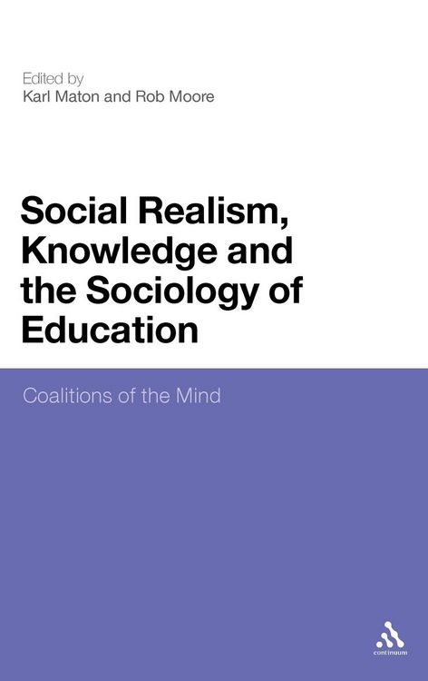 Produktbild: Social Realism, Knowledge and the Sociology of Education