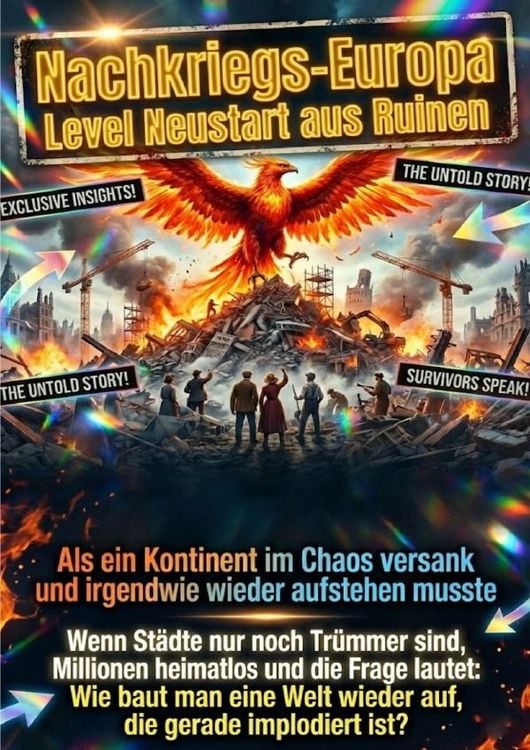 Produktbild: Nachkriegs-Europa Level Neustart aus Ruinen: Als ein Kontinent im Chaos versank und irgendwie wieder aufstehen musste