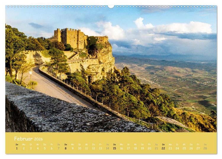 Produktbild: Traumhaftes Sizilien (hochwertiger Premium Wandkalender 2026 DIN A2 quer), Kunstdruck in Hochglanz