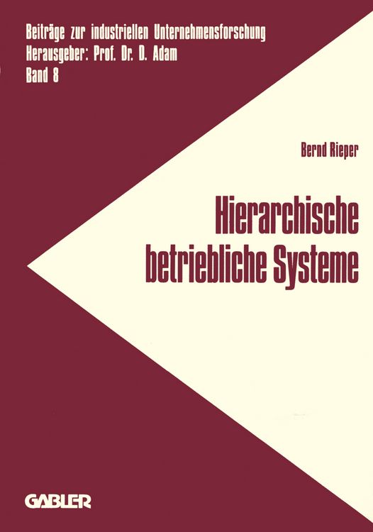 Produktbild: Hierarchische betriebliche Systeme