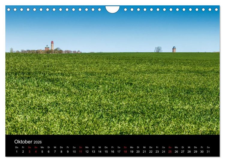 Produktbild: Ostseeinsel R&uuml;gen Impressionen (Wandkalender 2026 DIN A4 quer), CALVENDO Monatskalender