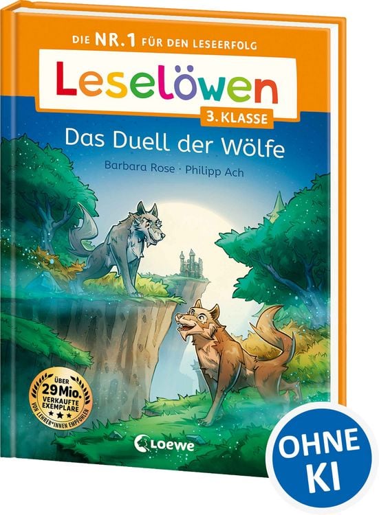 Produktbild: Lesel&ouml;wen 3. Klasse - Das Duell der W&ouml;lfe
