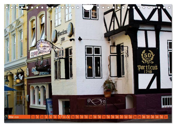 Produktbild: Ostseereise - Flensburg (Wandkalender 2026 DIN A4 quer), CALVENDO Monatskalender