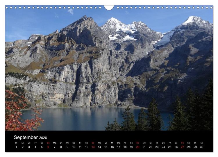Produktbild: Berner Oberland (Wandkalender 2026 DIN A3 quer), CALVENDO Monatskalender