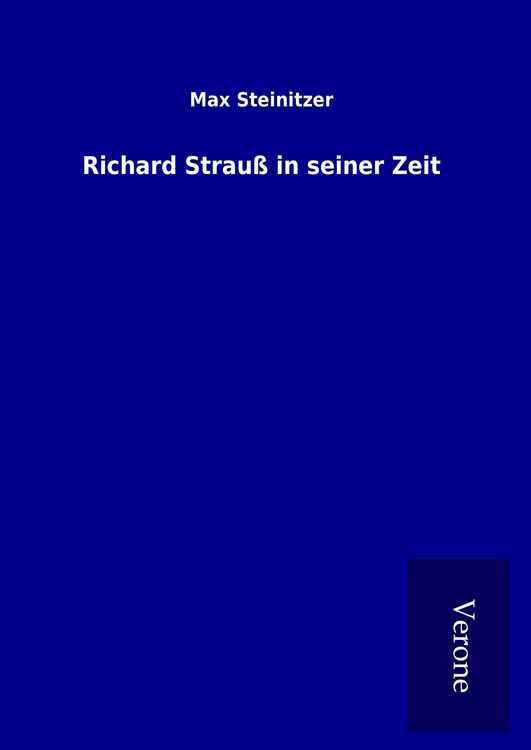 Produktbild: Richard Strau&szlig; in seiner Zeit
