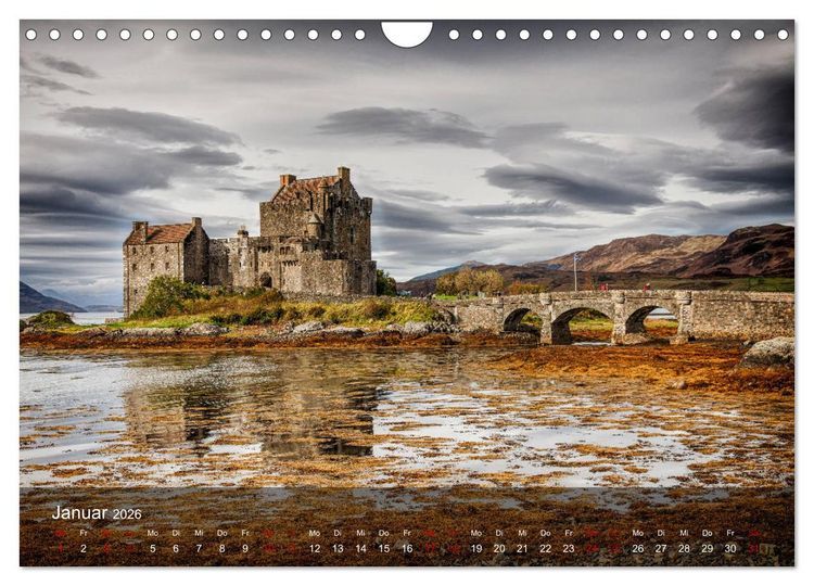 Produktbild: Schottland &ndash; schottisch unterwegs (Wandkalender 2026 DIN A4 quer), CALVENDO Monatskalender